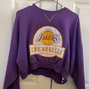 Lakers crop top sweater